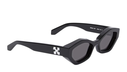 Occhiali da sole unisex Luxury Off White OERI144 HILO SUNGLASSES 1007 black dark grey nuova collezione