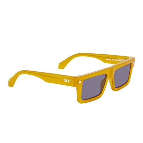 Occhiali da sole unisex Luxury Off White OERI13Z CHANDLER SUNGLASSES 1807 yellow dark grey nuova collezione 2