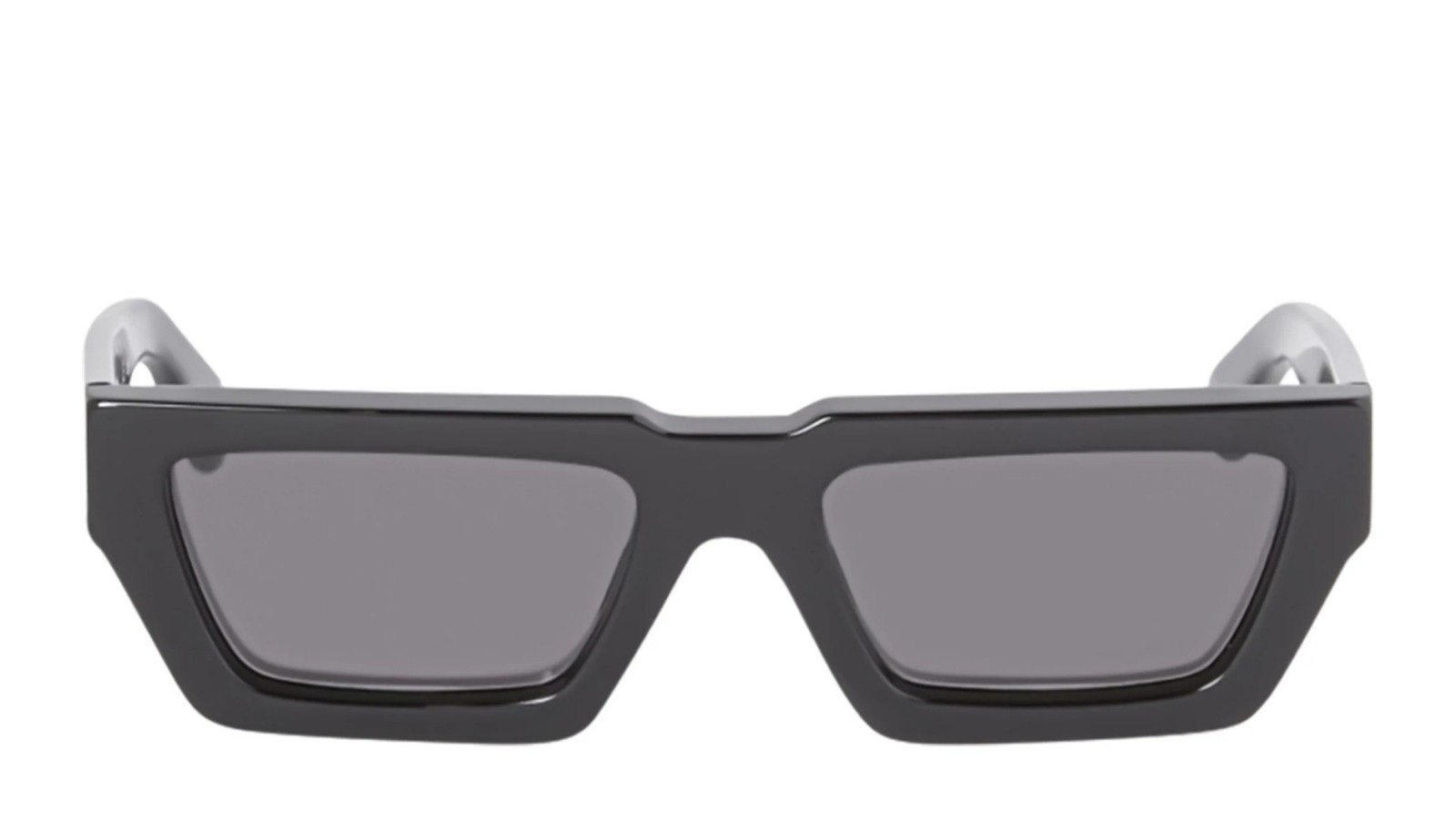 Occhiali da sole unisex Luxury Off White OERI129 MANCHESTER SUNGLASSES 1007 black dark grey nuova collezione