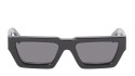 Occhiali da sole unisex Luxury Off White OERI129 MANCHESTER SUNGLASSES 1007 black dark grey nuova collezione