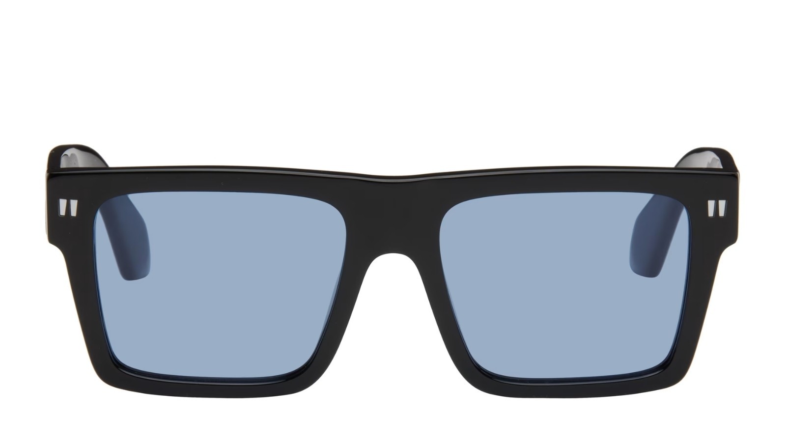 Occhiali da sole unisex Luxury Off White OERI109 LAWTON SUNGLASSES 1045 black blue nuova collezione