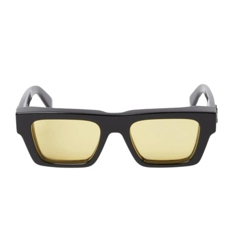 Off White OERI145 OREGON SUNGLASSES 1018 black yellow