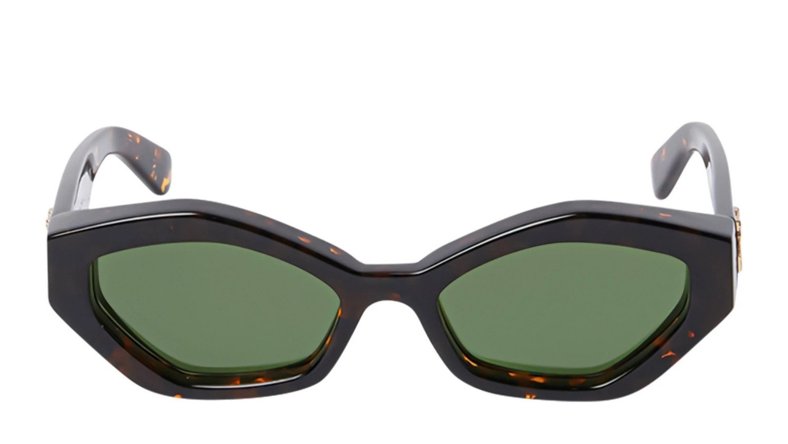 Occhiali da sole unisex Luxury Off White OERI144 HILO SUNGLASSES 6055 havana   green nuova collezione