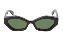 Occhiali da sole unisex Luxury Off White OERI144 HILO SUNGLASSES 6055 havana   green nuova collezione