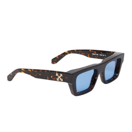 Occhiali da sole unisex Luxury Off White OERI145 OREGON SUNGLASSES 6045 havana blue nuova collezione 2