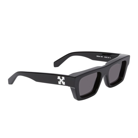 Occhiali da sole unisex Luxury Off White OERI145 OREGON SUNGLASSES 1007 black dark grey nuova collezione 2