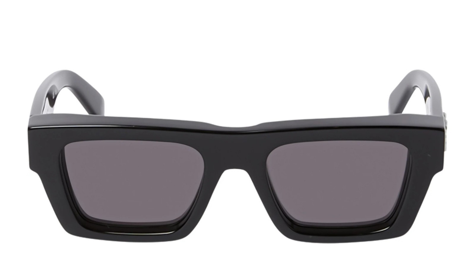 Occhiali da sole unisex Luxury Off White OERI145 OREGON SUNGLASSES 1007 black dark grey nuova collezione