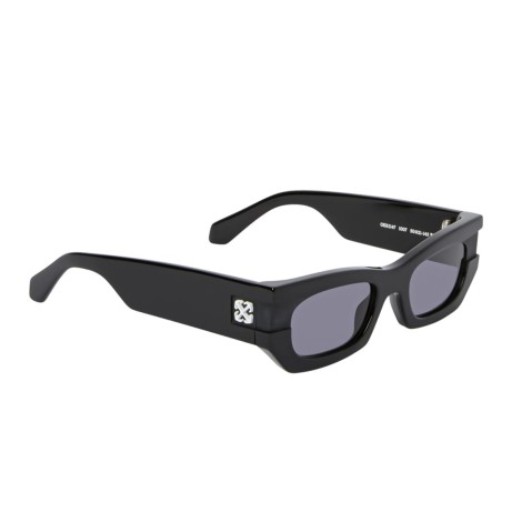 Occhiali da sole unisex Luxury Off White OERI147 BELLEVILLE SUNGLASSES 1007 black dark grey nuova collezione 2