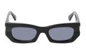 Occhiali da sole unisex Luxury Off White OERI147 BELLEVILLE SUNGLASSES 1007 black dark grey nuova collezione