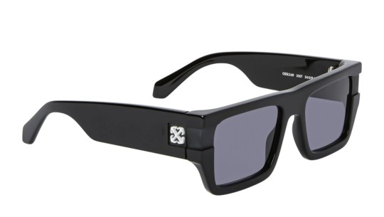 Occhiali da sole unisex Luxury Off White OERI149 CHESTER SUNGLASSES 1007 black dark grey nuova collezione