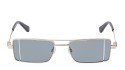Occhiali da sole unisex Luxury Off White OERI14A CORTEZ SUNGLASSES 7607 gold dark grey nuova collezione