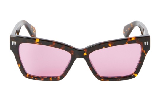 Occhiali da sole unisex Luxury Off White OERI110 CINCINNATI SUNGLASSES 6030 havana pink nuova collezione