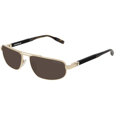 Montblanc MB0033S 003 gold black brown