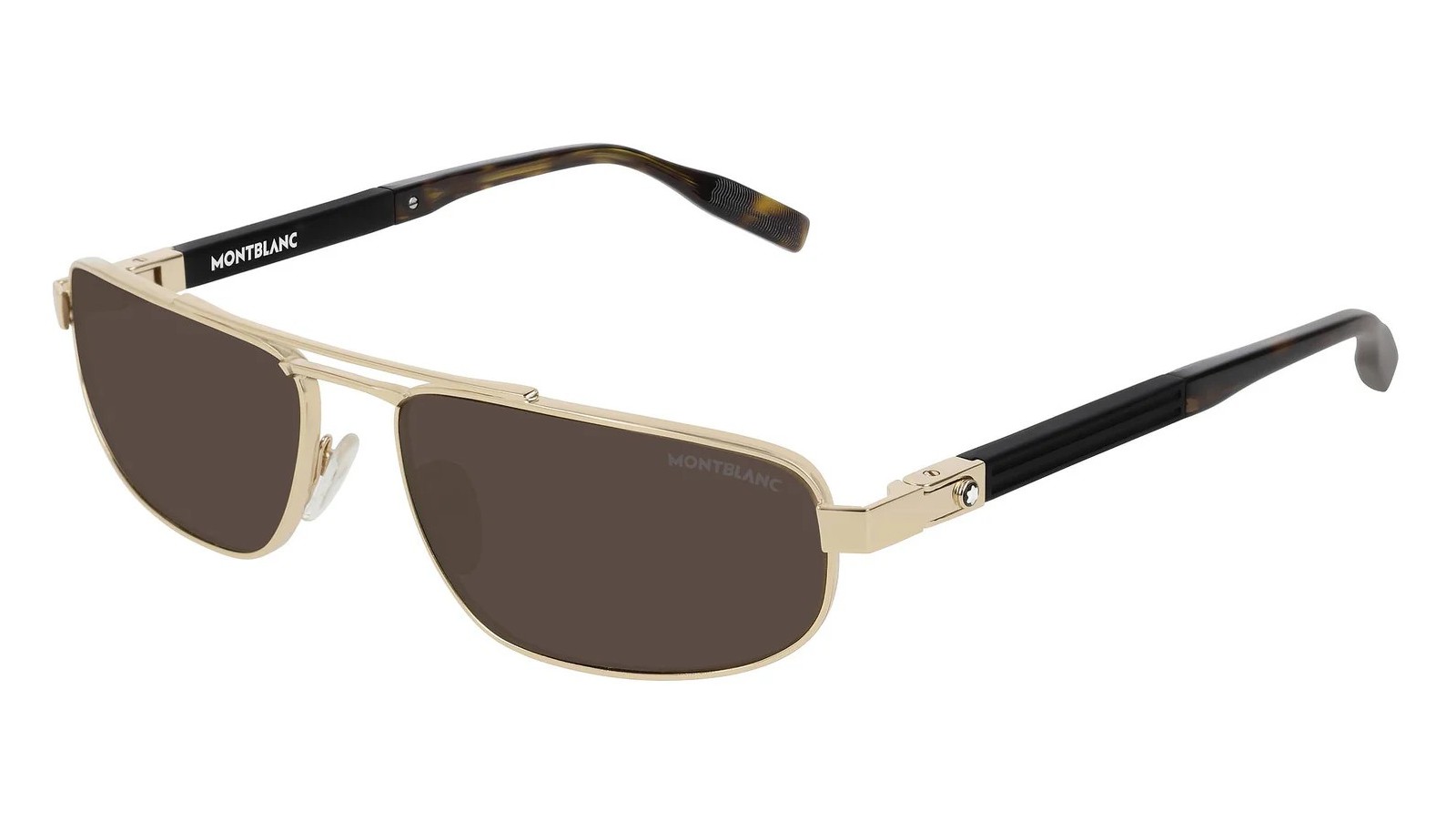 Montblanc MB0033S 003 gold black brown