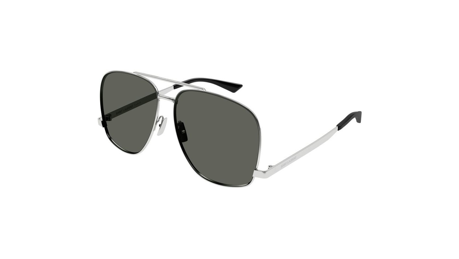 Saint Laurent SL 653 LEON 001 silver silver grey