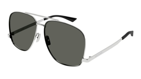 Saint Laurent SL 653 LEON 001 silver silver grey