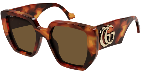 Occhiali da sole donna Luxury Gucci GG0956S havana brown (007) nuova collezione