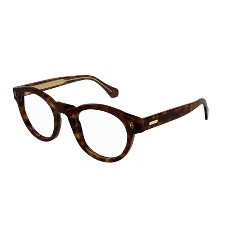 Luxury men's eyeglasses Cartier CT0341O havana (005) new collection 2