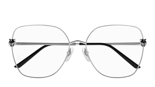 Occhiali da vista donna Luxury Cartier CT0417O silver (002) nuova collezione