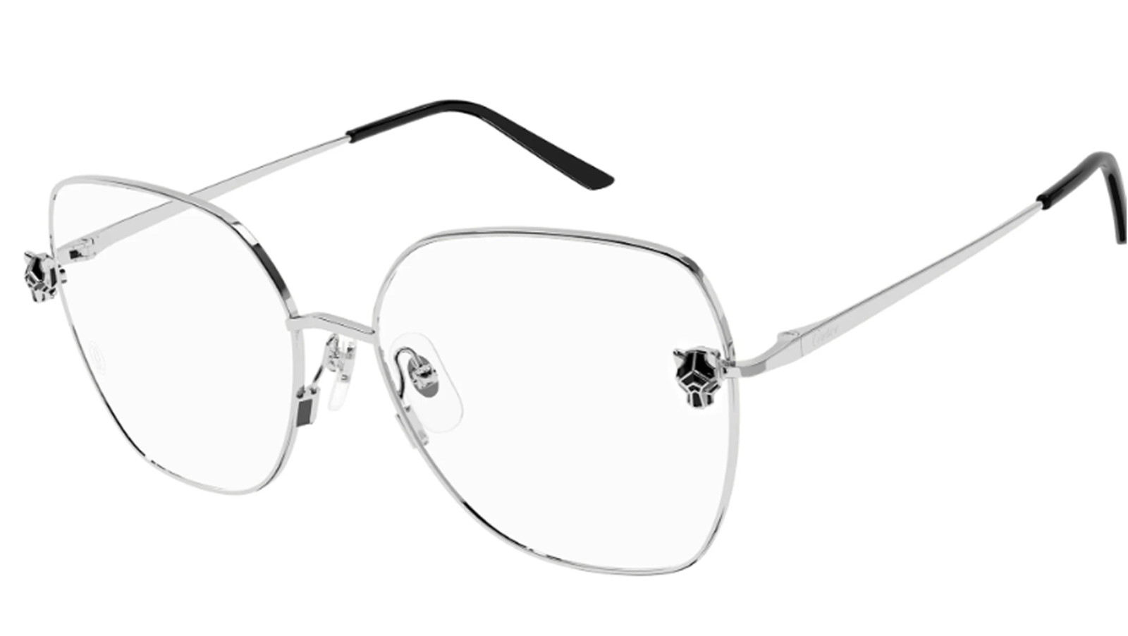 Occhiali da vista donna Luxury Cartier CT0417O silver (002) nuova collezione