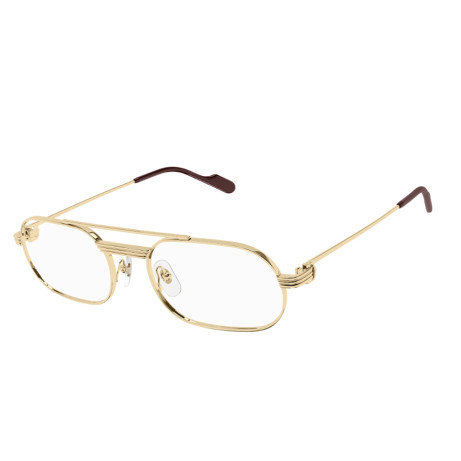 Men's Eyeglasses Luxury Cartier CT0410O gold (001) new collection 2