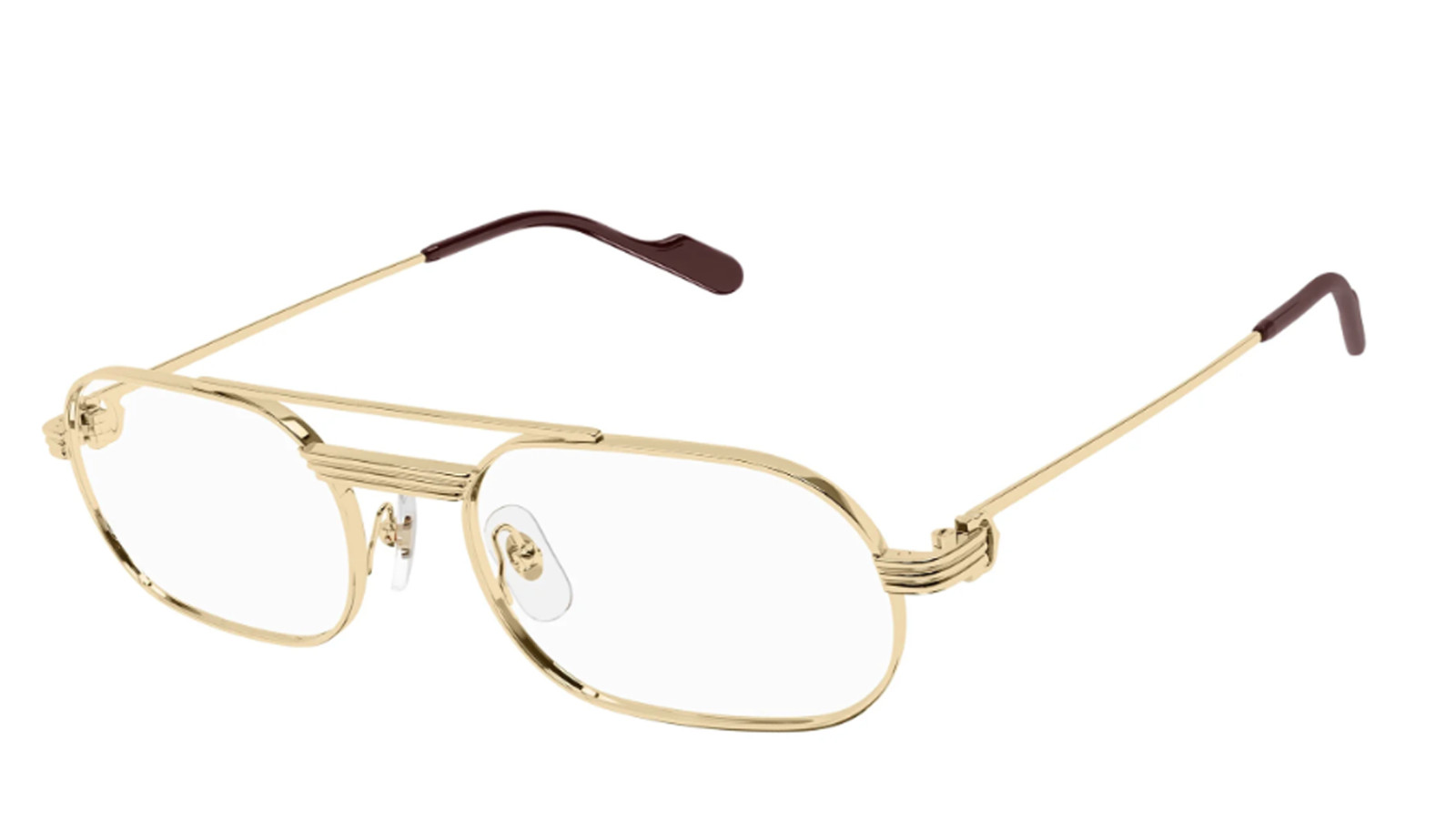 Men's Eyeglasses Luxury Cartier CT0410O gold (001) new collection