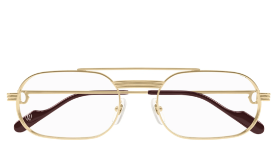 Occhiali da vista uomo Luxury Cartier CT0410O gold (001) nuova collezione Occhiali da vista uomo Luxury Cartier CT0410O gold (001) nuova collezione