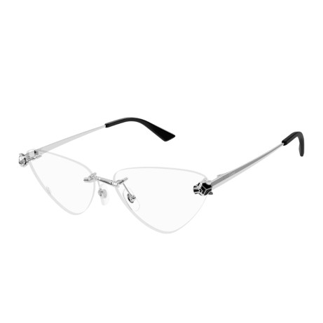 Women's Eyeglasses Luxury Cartier CT0448O silver (002) new collection 2