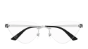 Women's Eyeglasses Luxury Cartier CT0448O silver (002) new collection