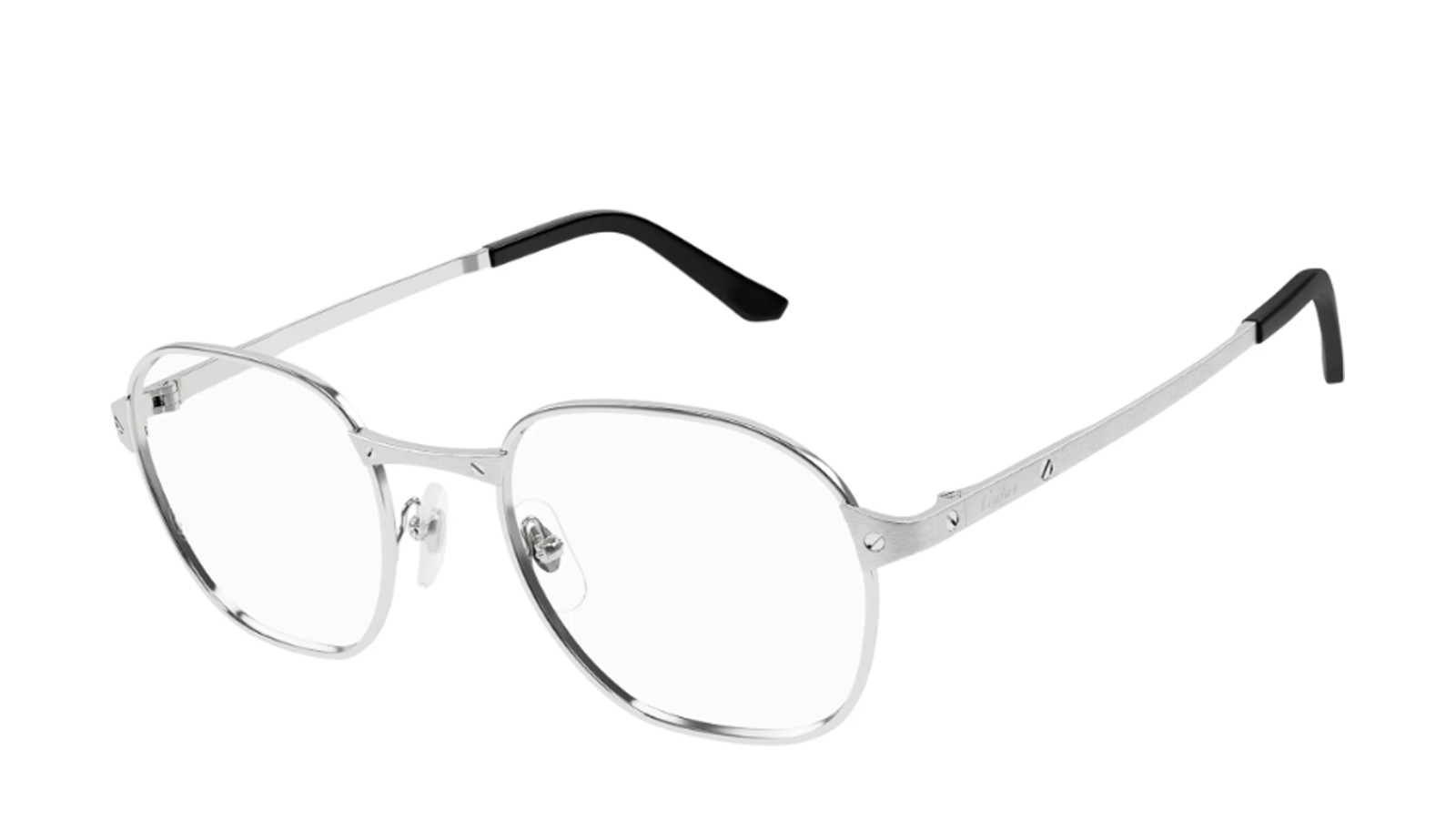 Men's Eyeglasses Luxury Cartier CT0441O silver (002) new collection