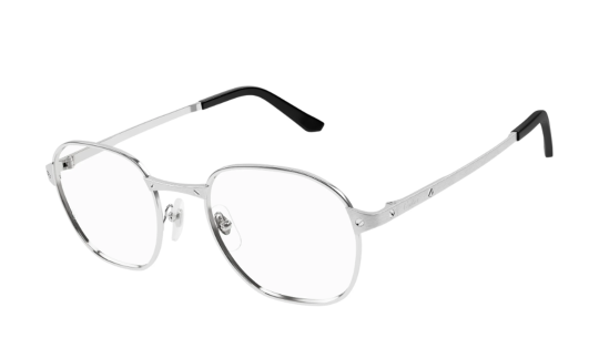 Occhiali da vista uomo Luxury Cartier CT0441O silver (002) nuova collezione