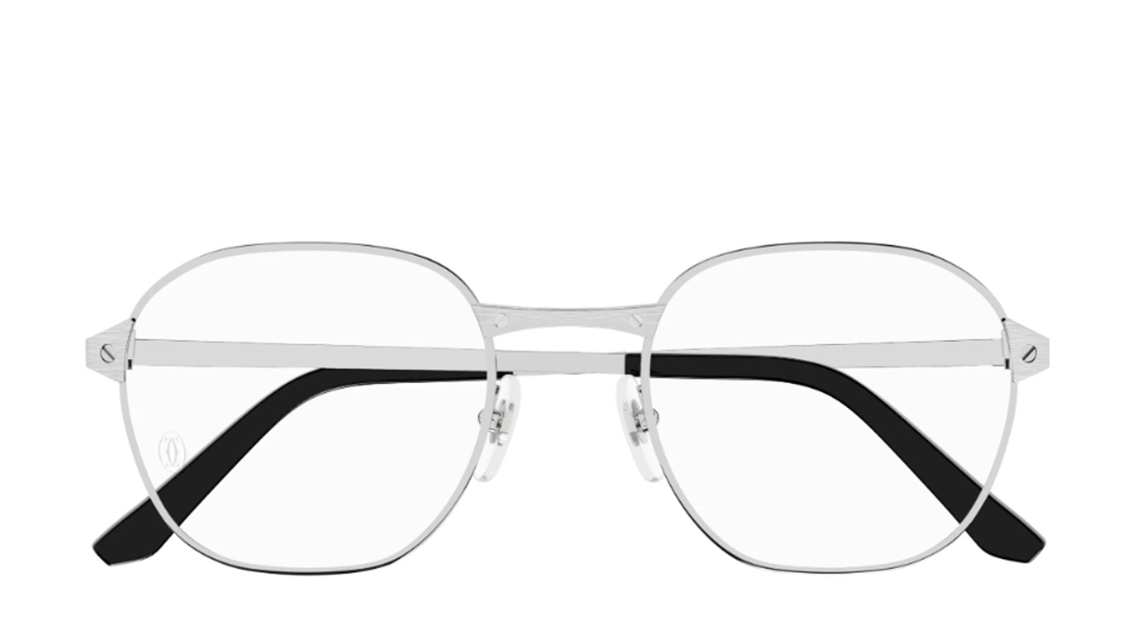 Men's Eyeglasses Luxury Cartier CT0441O silver (002) new collection