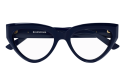 Luxury women s eyeglasses Balenciaga BB0276O blue (004) new collection