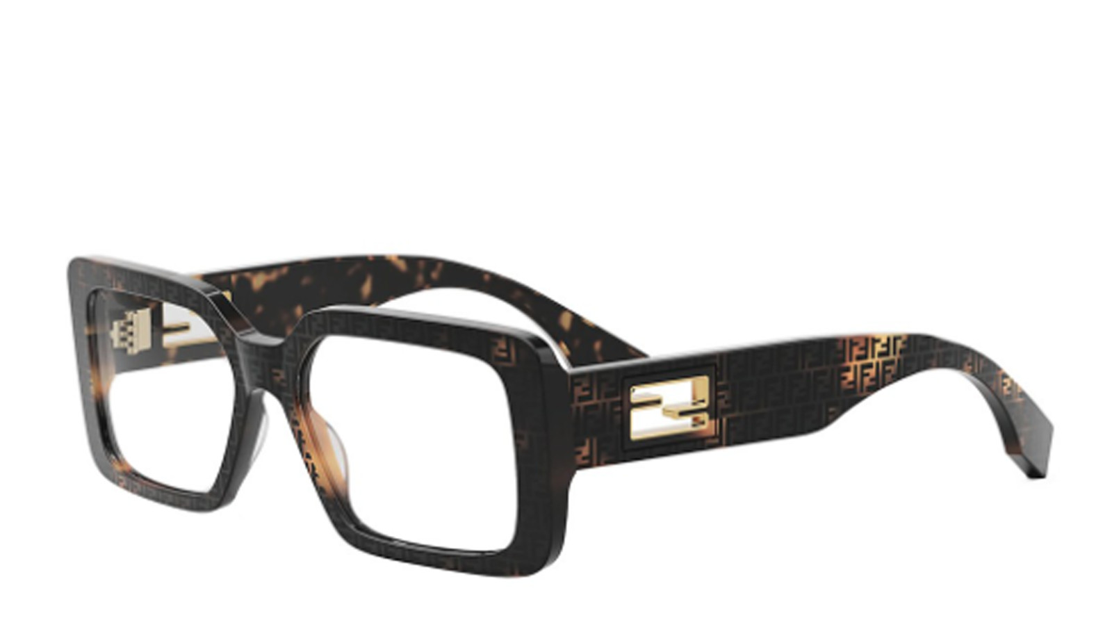 メガネ FENDI Woman Optical frames Brown FE50072I 055 Eyeglasses FENDI FE50072I 055 53-16 Tortoise in stock