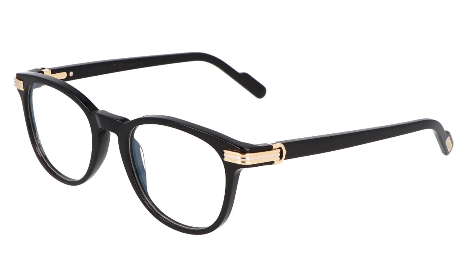 Luxury Cartier CT0221O black men's eyeglasses (001) new collection