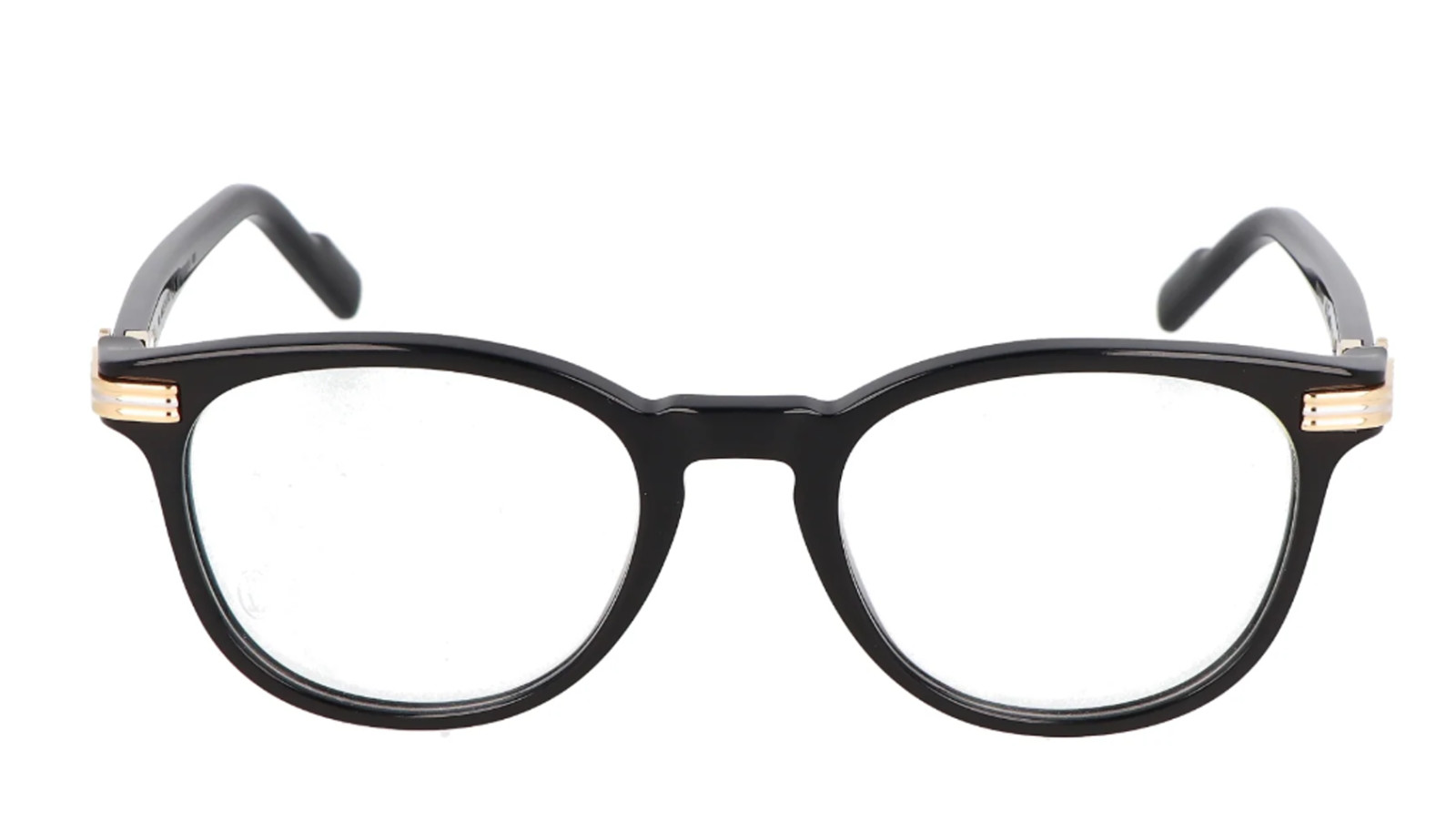Luxury Cartier CT0221O black men's eyeglasses (001) new collection