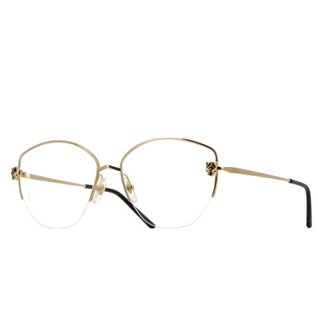 Women's Eyeglasses Luxury Cartier CT0370O gold (001) new collection 2