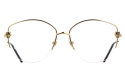 Women's Eyeglasses Luxury Cartier CT0370O gold (001) new collection