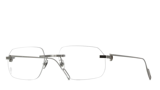 Men's Eyeglasses Luxury Cartier CT0113O silver (002) new collection