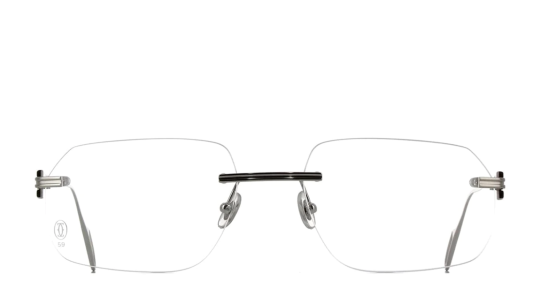 Men's Eyeglasses Luxury Cartier CT0113O silver (002) new collection