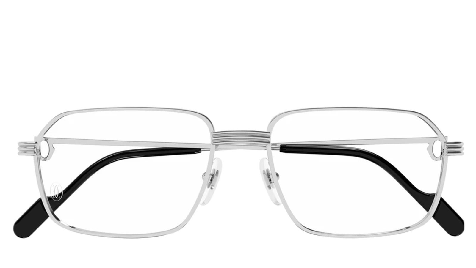 Men's Eyeglasses Luxury Cartier CT0445O silver (002) new collection