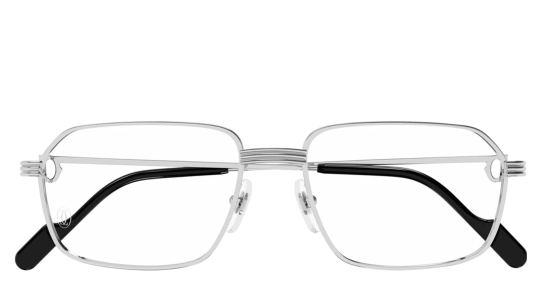 Men's Eyeglasses Luxury Cartier CT0445O silver (002) new collection Men's Eyeglasses Luxury Cartier CT0445O silver (002) new collection