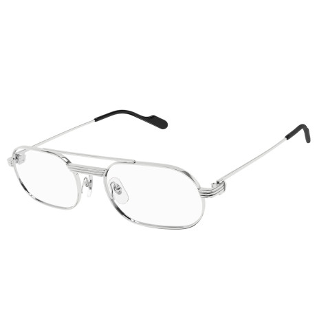 Men's Eyeglasses Luxury Cartier CT0410O silver (002) new collection 2