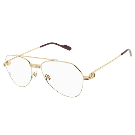 Men's eyeglasses Luxury Cartier CT0409O gold (001) new collection 2