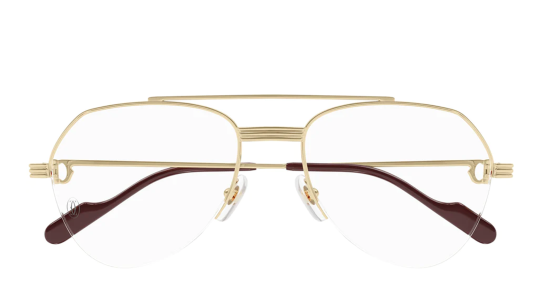 Men's eyeglasses Luxury Cartier CT0409O gold (001) new collection