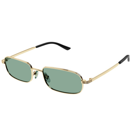 Occhiali da sole uomo Luxury Gucci GG1457S gold green (005) nuova collezione 2