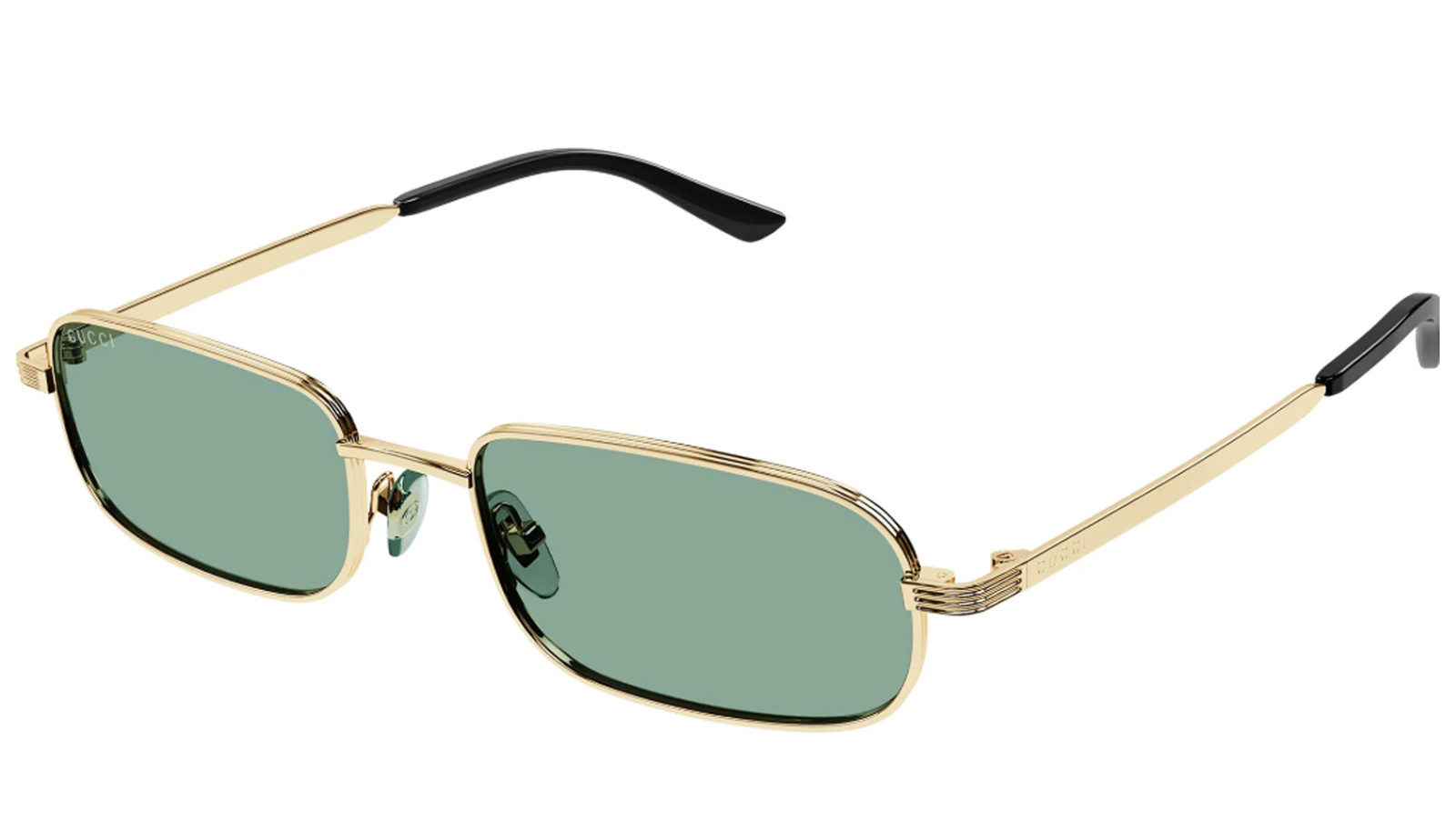 Occhiali da sole uomo Luxury Gucci GG1457S gold green (005) nuova collezione