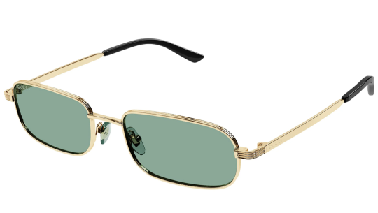 Occhiali da sole uomo Luxury Gucci GG1457S gold green (005) nuova collezione
