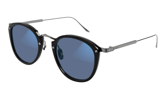 Occhiali da sole uomo donna Luxury Cartier CT0014S black ruthenium (007) nuova collezione