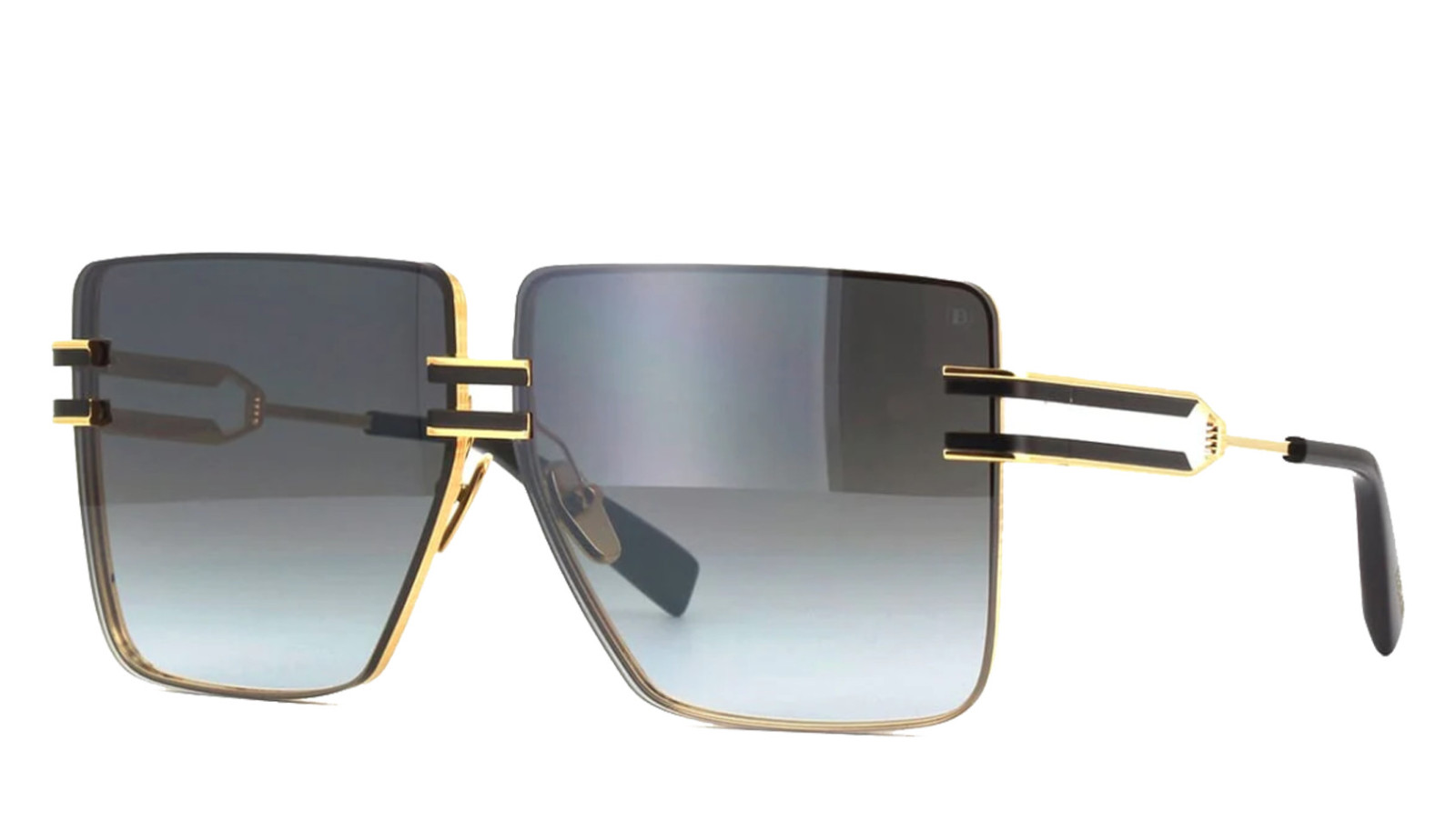 Occhiali sole uomo donna Luxury Balmain BPS-109D GLD BLK nuova collezione